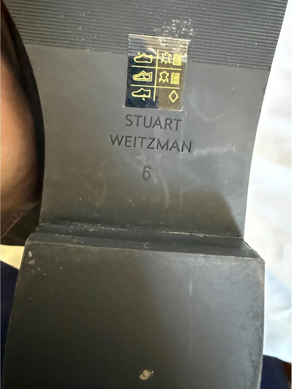 Stuart Weitzman Women’s Black Suede Knee High Boots Size 6 New